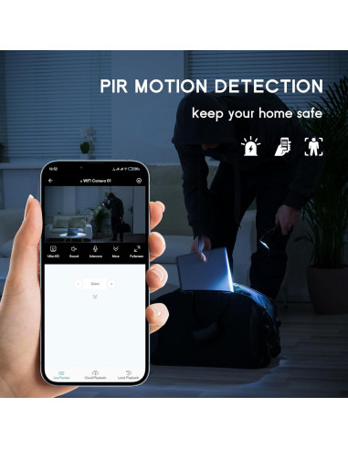 Cámara de Seguridad Inalámbrica Vegoran TQ95 1080P WiFi Interior