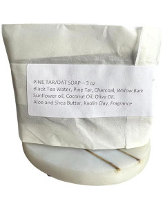 Jabón Natural de Alquitrán de Pino y Avena Jacquie 90g 2