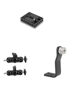Base de cámara CAMVATE con orificios 1/4" y 3/8" + Brazo mágico