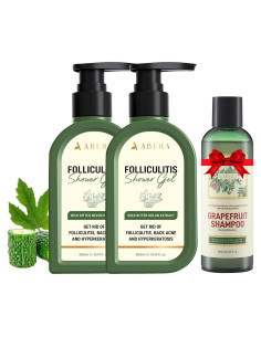 Gel de Ducha ABERA BHA para Foliculitis y Acné Corporal 2 Cajas