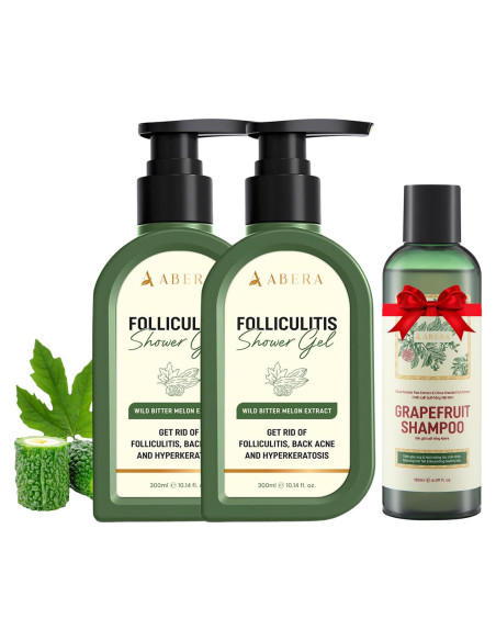 Gel de Ducha ABERA BHA para Foliculitis y Acné Corporal 2 Cajas