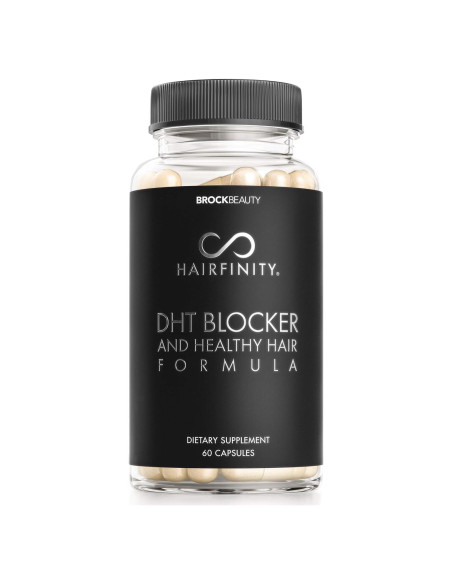 Suplemento Hairfinity Bloqueador DHT - 60 Cápsulas Veganas