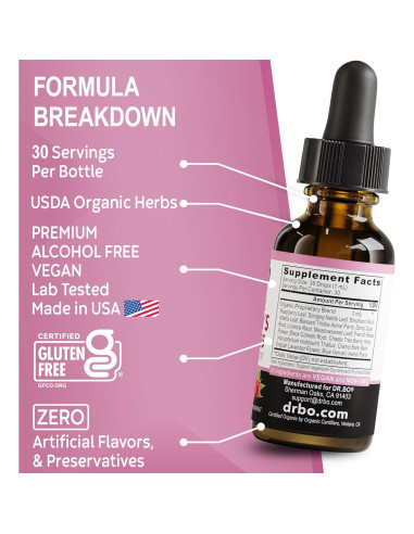 Suplemento Orgánico Equilibrio Hormonal Femenino Dr. BO 30ml