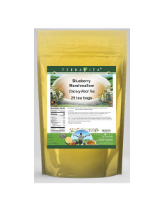 Té de raíz de achicoria TerraVita con sabor a arándano y malvavisco - 25 bolsas