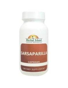 Cápsulas de Sarsaparilla Isla Herbal 60 Unidades
