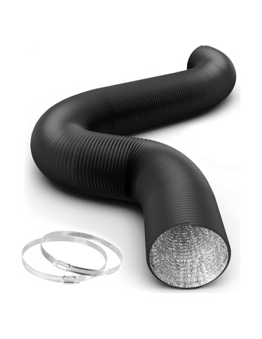 Conducto Flexible de Aluminio iPower 20 cm x 7.62 m HVAC