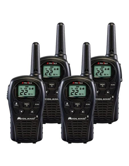 Radios de Dos Vías Midland LXT500VP3 - Paquete de 4