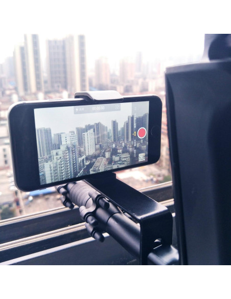 Soporte para Smartphone Ellen Achery KW-001 Ajustable Negro