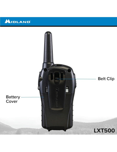 Radios de Dos Vías Midland LXT500VP3 - Paquete de 4