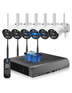 Cámara de Seguridad Inalámbrica OHWOAI 130 Gran Angular con Audio