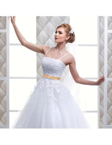 Cinta de Rhinestone Autoadhesiva Grande&Sueño 1.3 cm x 3 m Dorado