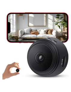 Cámara Mini WiFi HD 1080P YISPK con Visión Nocturna y Detección de Movimiento