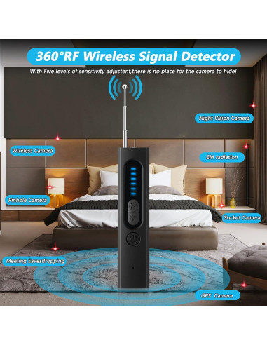 Detector de Cámaras Ocultas y Dispositivos de Escucha - LTDNB