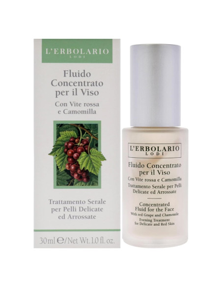 Fluido Concentrado Facial L'Erbolario 28g - Tratamiento Nocturno Fluido Concentrado Facial L'Erbolario 28g - Tratamiento Nocturno