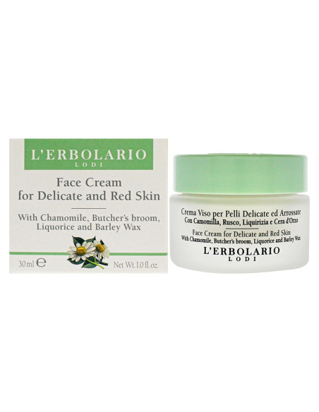 Crema Facial L'Erbolario 30g para Piel Delicada y Roja Crema Facial L'Erbolario 30g para Piel Delicada y Roja
