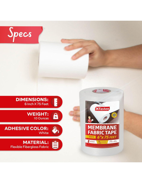 Cinta de Membrana Impermeable XFasten 15 cm x 22.86 m Cinta de Membrana Impermeable XFasten 15 cm x 22.86 m