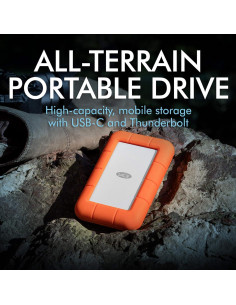 Disco Duro Externo LaCie Rugged Thunderbolt 2TB Resistente 2