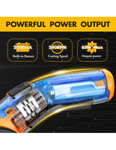 Tijeras eléctricas inalámbricas Elixrion RC-4CT 4V 60W