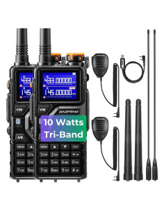Radio BAOFENG K5PLUS 10W UHF VHF 1.25M 2 Paquetes