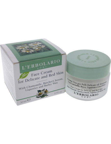 Crema Facial L'Erbolario 30g para Piel Delicada y Roja Crema Facial L'Erbolario 30g para Piel Delicada y Roja