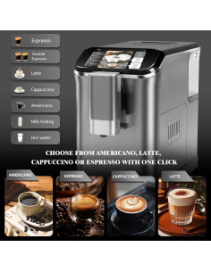 Máquina de Espresso GarveeHome Semi Automática 20 Bar con Molinillo 2