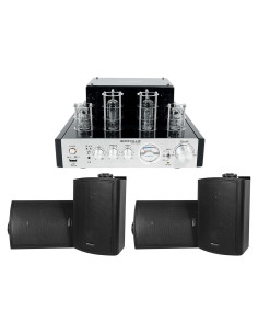 Amplificador de Válvulas Rockville BluTube + 2 Altavoces 5.25"