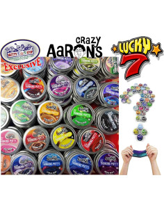 Conjunto de Regalo Sorpresa Lucky 7 Crazy Aaron - 7 Mini Latas Putty 2