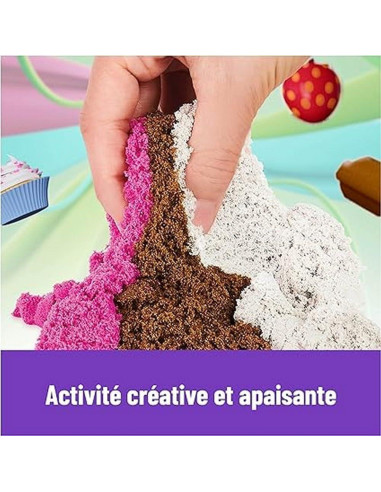Kinetic Sand Delicias de Helado 454 g - Set Creativo Infantil