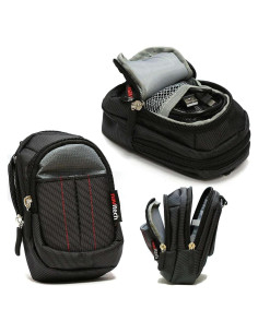 Funda de bolsa para mini PC Navitech Black 13x9 cm resistente al agua