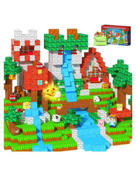 150 Bloques Magnéticos Coodoo Set Bosque Juguetes STEM 3+