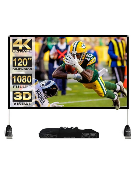 Pantalla de proyector 120" Abdtech portátil para cine en casa