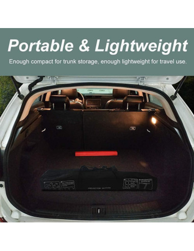 Pantalla de proyector 120" Abdtech portátil para cine en casa