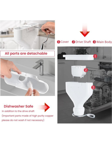 Accesorio de Pasta Kainasch para Batidora KitchenAid 6 Discos