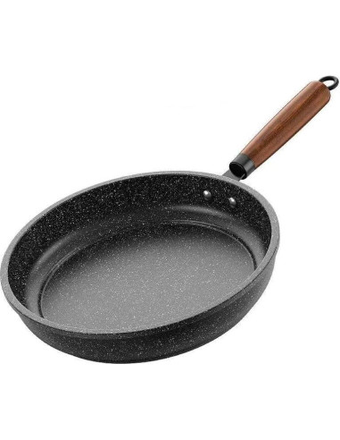 Sartén Antiadherente FJPTFENG 33 cm con Tapa de Vidrio