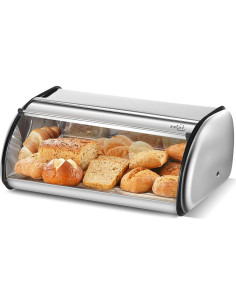 Caja de Pan ENLOY Acero Inoxidable 43x28x18 cm Retro 2