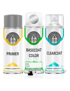 Pintura Automotriz Spray ERA 1F7 Plata Clásico Metálico 355ml