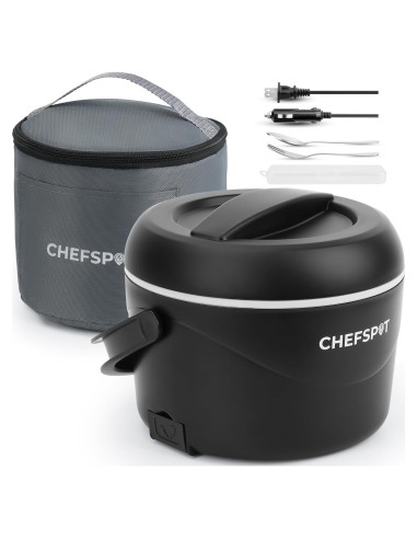 Caja de Almuerzo Eléctrica CHEFSPOT 1.1L Portátil 12V/120V