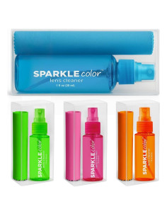 Kit de limpieza de lentes OPTIPAK con 4 botellas y paños