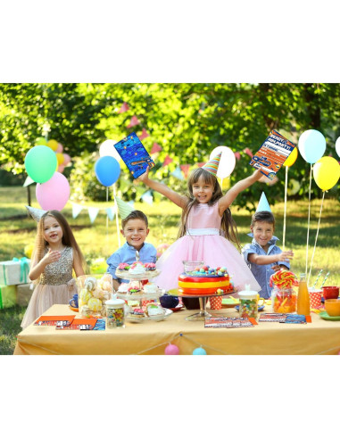 Invitaciones de Guerra de Dardos MSNOR - 30 Paquetes con Sobres