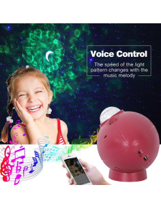 Proyector Nocturno Estrella UNIFUN SC526 LED Azul 4-en-1 2