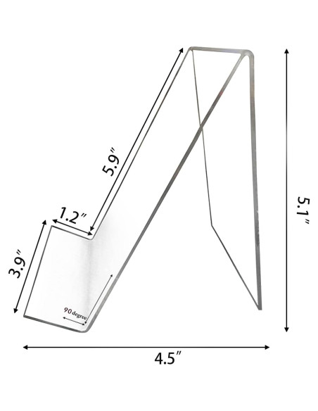 10 Soportes de Exhibición Acrílicos Bovbazo 10x10.5cm 10 Soportes de Exhibición Acrílicos Bovbazo 10x10.5cm