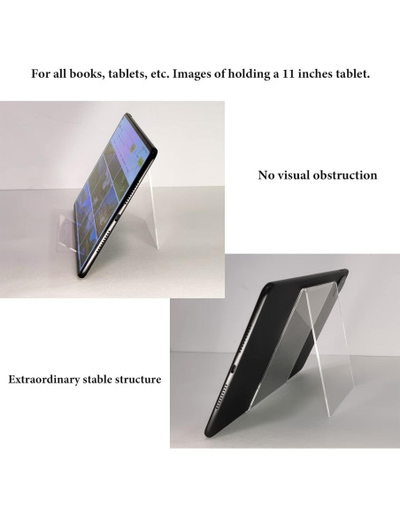 10 Soportes de Exhibición Acrílicos Bovbazo 10x10.5cm 10 Soportes de Exhibición Acrílicos Bovbazo 10x10.5cm