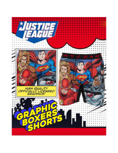 Calzoncillos Boxer Liga de la Justicia COCO BRANDS - 1 Paquete 2