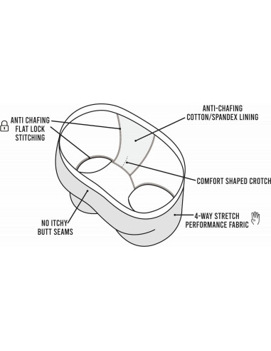 Calzoncillos Boxer Liga de la Justicia COCO BRANDS - 1 Paquete