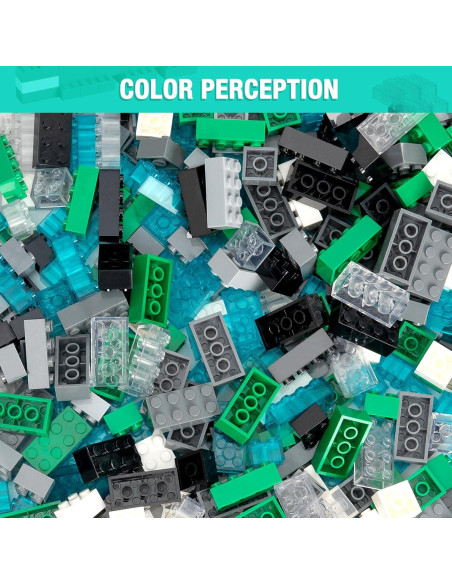 360 Piezas Ladrillos de Construcción Mannidoo Rojo 2x4 y 2x2