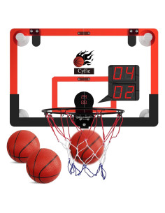 Aro de Baloncesto Cyfie 61x41 cm con Ventosa y Marcador