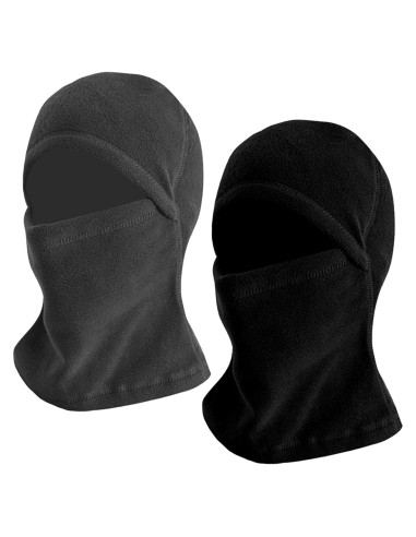 Pasamontañas Térmico Forro Polar Unisex Negro-Gris