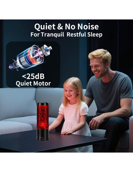 Lámpara Volcán ChicLumen 25.5 cm Luz Nocturna 7 Colores USB