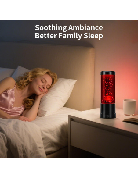 Lámpara Volcán ChicLumen 25.5 cm Luz Nocturna 7 Colores USB