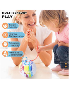 Bola de Actividad Sensorial Crevicia para Niños - Juguete Antiestrés 2